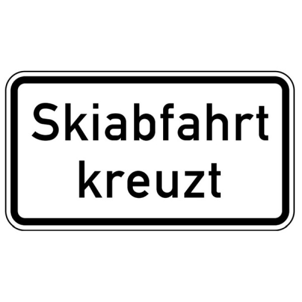 Stein HGS Skiabfahrt kreuzt Nr. 1007-55, 600 x 330 mm, Flachform 2 mm, RA1, 1007-55-211