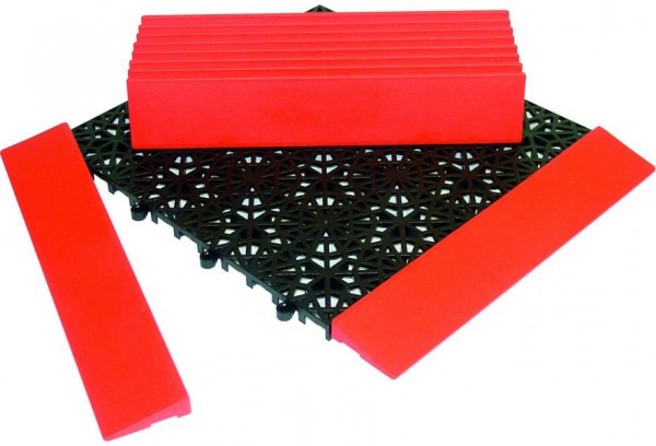 miltex Yoga Rost Abschlussleisten, 30 x 5,5 cm, rot VE = 10 Stück , 11134