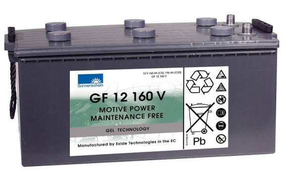 EXIDE Batterie GF 12160 V, dryfit-Traktion, absolut wartungsfrei, 130100013