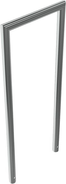 Schake Edelstahlrohrbügel Ø 48 mm, Gesamtbreite 500 mm, 449_85