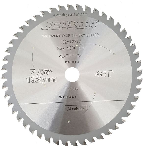 JEPSON Sägeblatt 192/48 Z für Aluminium, 719248A