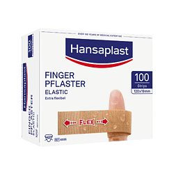 SÖHNGEN Hansaplast, "ELASTIC", Fingerverband, 12x2cm, 100 Stück, 1009255
