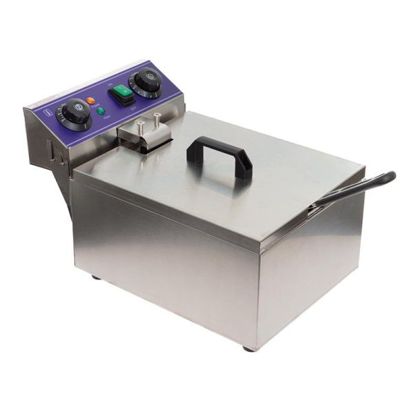 ALLPAX Elektro Fritteuse 10 l, aus Edelstahl, 10023275, 4065687011868