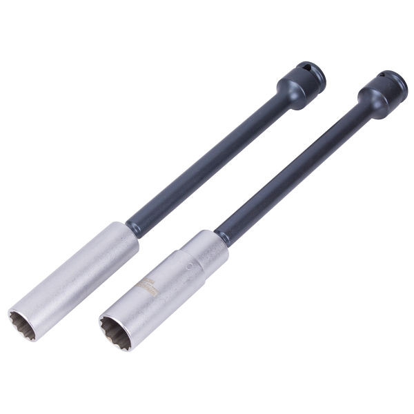 Stahlmaxx Gelenk-Steckschlüssel-Einsätze für Zündkerzen, 14 und 16 mm, XXL-116735