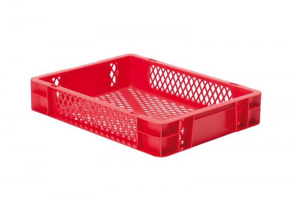 LA-KA-PE TK 400/ 75-2, gelb, Transport-Stapelkasten, Abmessung außen: 400 x 300 x 75 mm (lxbxh), 07575 02 24