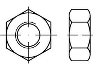 Sechskantmuttern HV EN 14399 -4 10 M 12 Sechskantmutter, K1, -P- VE=S