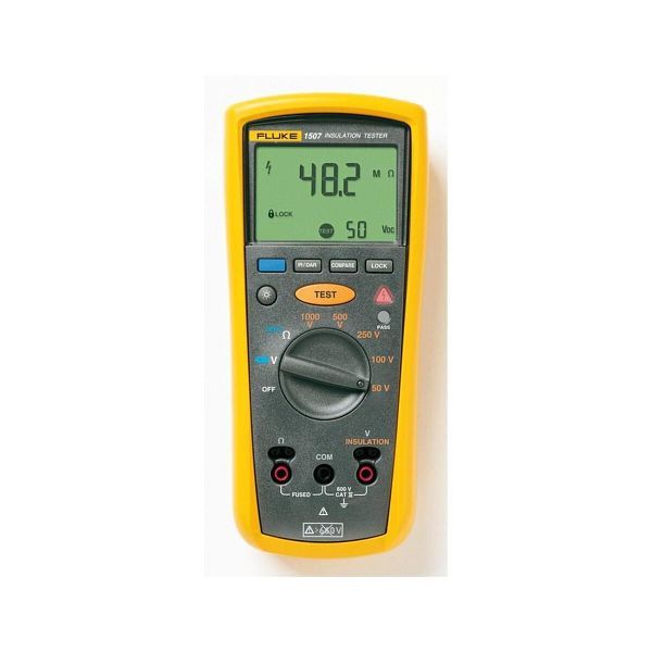 Fluke Isolationsmessgerät digital Batterie Hintergrundbeleuchtung der LC-Anzeige Fluke-1507, 111665