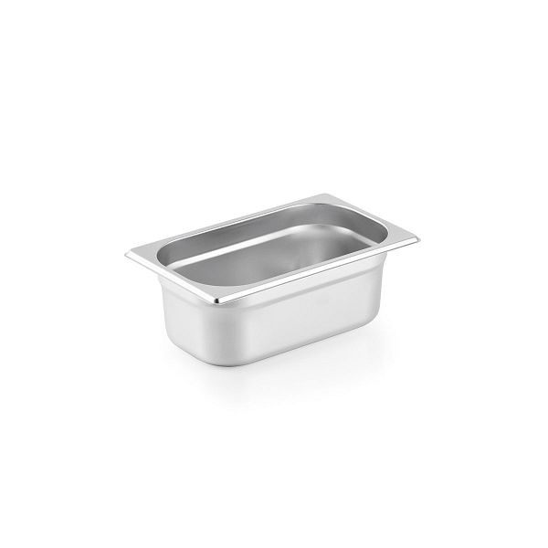 Vaiotec TOPLINE Gastronorm-Behälter GN 1/4 - 100 mm, Edelstahl AISI 304, 26,5x16,2x10 cm, 10634