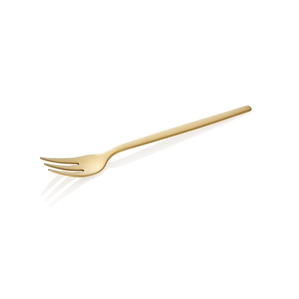 WAS Dessertgabel Set ALEX GOLD, mit gold, matter PVD Beschichtung, 16 cm, Chromnickelstahl 18/10, VE: 12 Stück, 1612306