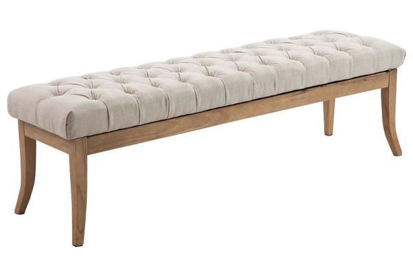 CLP Sitzbank Ramses Stoff antik-hell 150, creme, 152009404