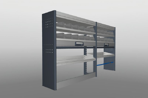 Plastipol-Scheu Profi-Line Fahrzeugeinrichtungslösung Modul 1145x1990x310 mm, PL 715