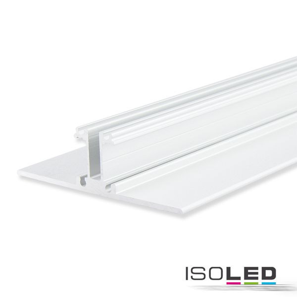 ISOLED LED Leuchtenprofil 2SIDE Aluminium pulverbeschichtet weiß, 200cm, 113609