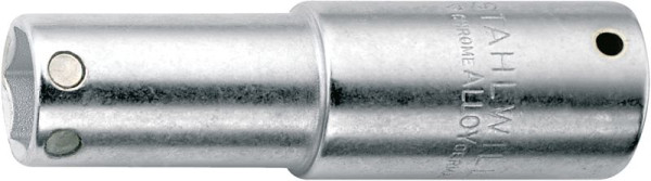 STAHLWILLE 10 mm (3/8") Zündkerzen-Steckschlüsseleinsatz Nr.3466 Schlüsselweite 16-5/8" Länge 85 mm, 02140036