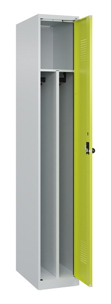 C+P Spind Evolo PLUS, 1 Abteil, 1850x300x500mm, 7035/0024, Verschluss Drehriegel, 049000-10F S10015