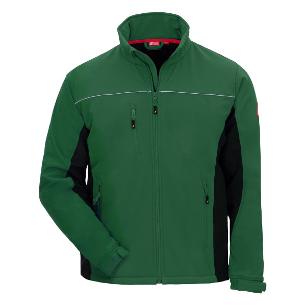 NITRAS MOTION TEX LIGHT, Softshelljacke, grün / schwarz (Farbcode: 3010), Größe: 5XL, VE: 10 Stück, 7154-5XL