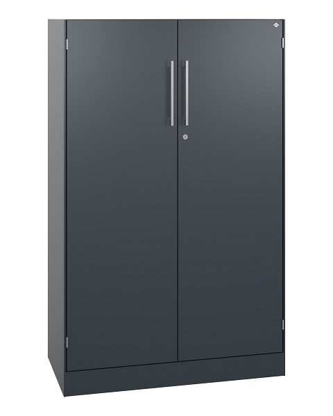 C+P Flügeltürenschrank Asisto, H1310xB800xT435mm, 7016/7016, 141033-000 S10211