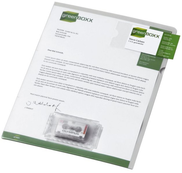 DURABLE Diktathülle, aus PVC, 0.28 mm, für A4, beige, 2347 16