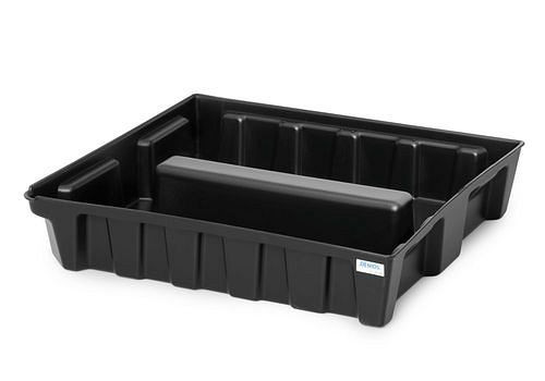 DENIOS base-line Kleingebindewanne base-line aus Polyethylen (PE), mit Ablauf, ohne Gitterrost, 70 Liter, 290874