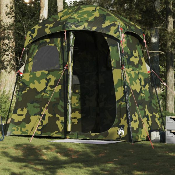 vidaXL Duschzelt 2 Personen Tarnmuster Wasserdicht, 4009538