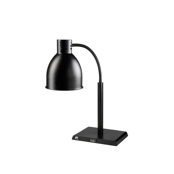 APS Wärmelampe/ Wärmebrücke - Eisen schwarz, 27 x 20,5 cm, Höhe 68 cm, 250 Watt, flexibler Arm, 12267