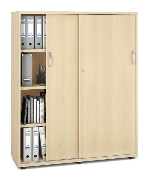 Deskin Schiebetürenschrank MULTI MODUL-PRO, Ahorndekor, B 1200 x H 1500 x T 420 mm, 352224