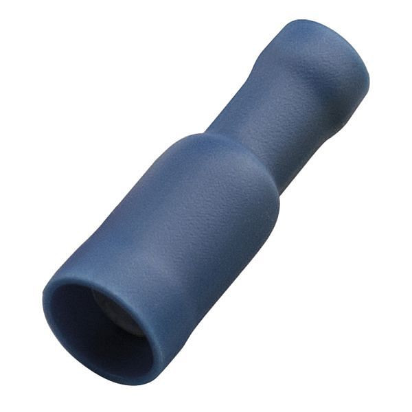 Haupa Rundsteckhülsen blau PVC-isoliert 1,5-2,5/4 mm, VE: 100 Stück, 260443