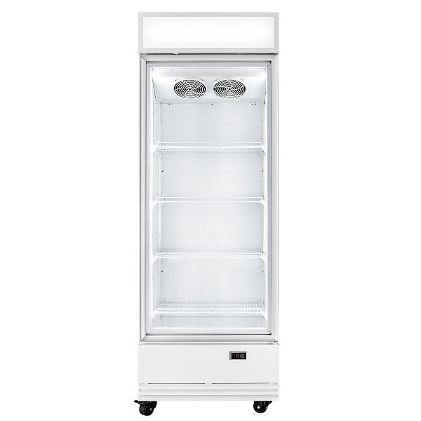 Vaiotec TOPLINE Getränkekühlschrank 570 Liter mit Leuchtaufsatz "weiß", 11415