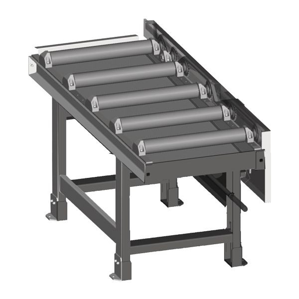 Metallkraft Rollenbahnverlängerung 2000 x 600 mm, motorisch, 3649257