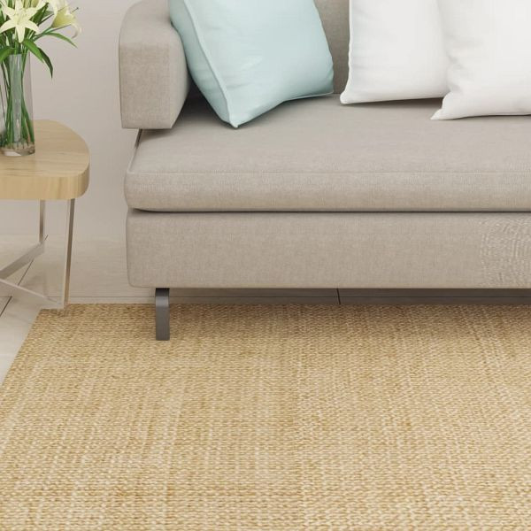 vidaXL Teppich Natur Sisal 100x200 cm, Material: 100 % Sisal, 136312