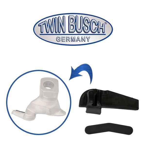 Twin Busch Kunststoffgleiter (Form 7), E-RMO0003, 0741187304047