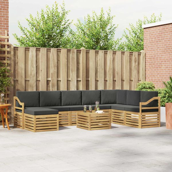 vidaXL Sofagarnituren Massivholz Akazie, 3392372, 8721288847201