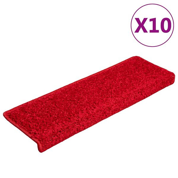vidaXL Stufenmatten 20 Stk. 65x21x4 cm Rot, 3365857, 8721288459763