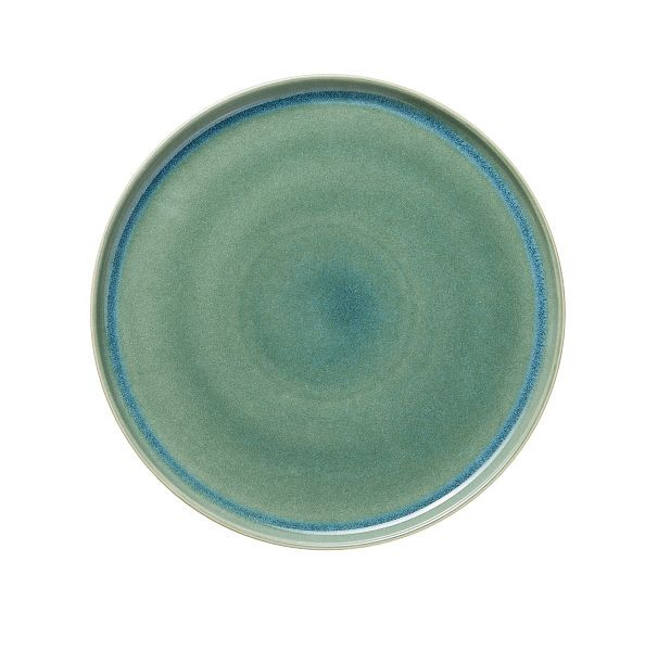 WAS Teller, flach, Ø 33 cm, myrtle green, rund, VE: 4 Stück, 452301033