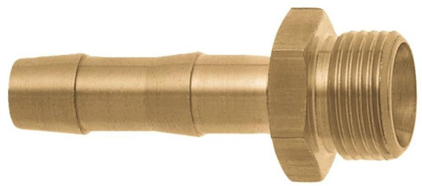 GEKA plus-1/3-Gasschweiß-Verschraubung, AG G 3/8" - 4-5mm MS mit Sechskant, VE: 10 Stück, 70.0920