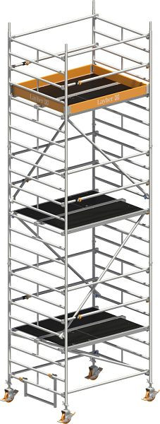 Layher Gerüst Uni Kompakt P2 mit Uni Telegeländer, Max. Plattformhöhe: 5,20 m, 1415005