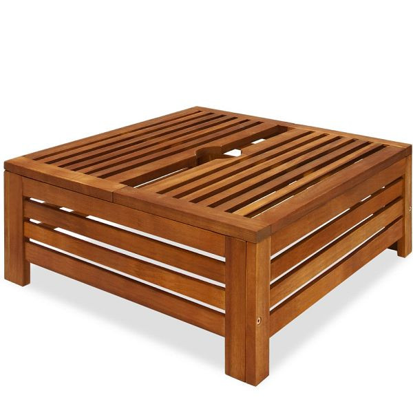 DEUBA Schirmständer Abdeckung Akazienholz FSC 62x62x26cm, 103754