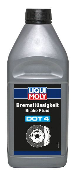 LIQUI MOLY Bremsflüssigkeit DOT 4, Kanister Kunststoff, VE: 1 Liter, 21157