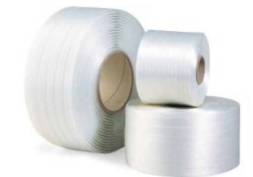 Linder Polyesterband 850 M – 16 Mm Breit, 450 Kg Reißkraft, Kerndurchmesser 76 Mm – Deutsches Qualitäts-Hotmelt-Band Für Umreifungsgeräte, Weiß