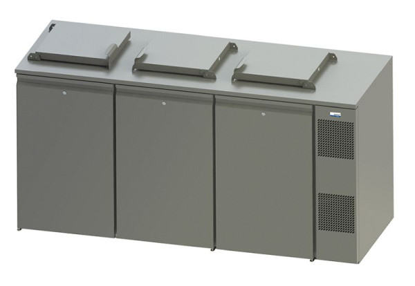 NordCap COOL-LINE Abfallkühler WASTE 240 / 3, steckerfertig, fertig montiert, für 3x 240 l-Mülltonne, 3084102403
