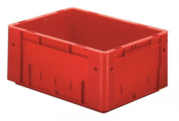LA-KA-PE VTK 400/175-0, Euro-Schwerlast-Behälter, rot, Wände und Boden geschlossen, VE: 4 Stück, 17517 02 01