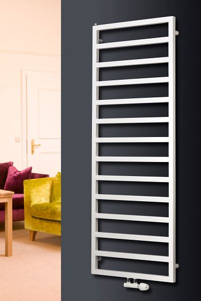 Ximax Badheizkörper Pure 870 mm x 500 mm 252 Watt Mittenanschluss Weiß RAL 9003, 10377