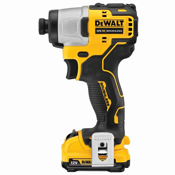 DeWalt 12 Volt / 2 Ah Akku-Schlagschrauber (1/4" Innensechskant), DCF801D2-QW