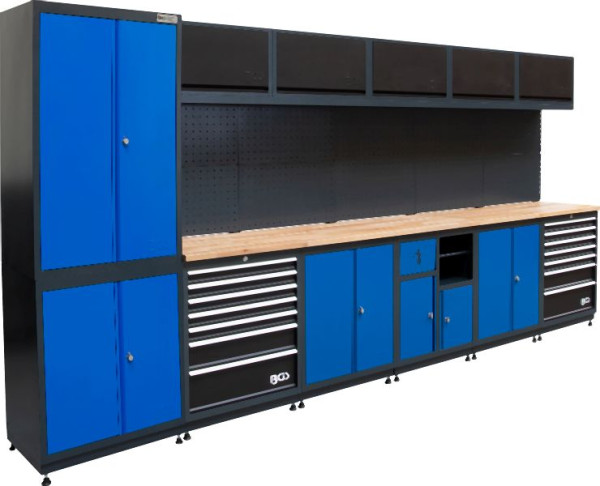 BGS Schrankwand-System, Kompakt, Holz, 6 Module, 80130