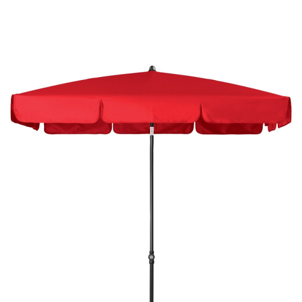 doppler GS SUNLINE NEO WATERPROOF ca. 185x120/4tlg. Design 809 rot, Sonnenschirm mit Tragetasche, 454593809