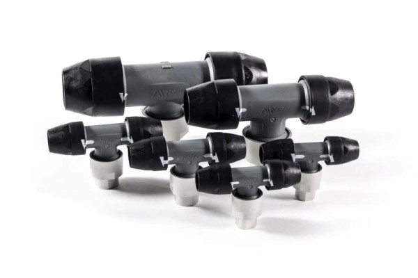 AIRnet Reduzier-T-Stück D40mm x 1″ Innengewinde, 2811420880