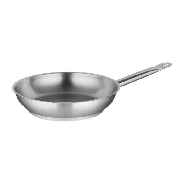 Vogue Edelstahl Bratpfanne 28cm, langlebig, strapazierfähig, M926