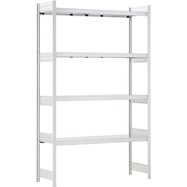 BITO Großfachregal Grundfeld Set /350kg 1999x2066x524 3 Ebenen Fachboden RAL7035, C1255-0091