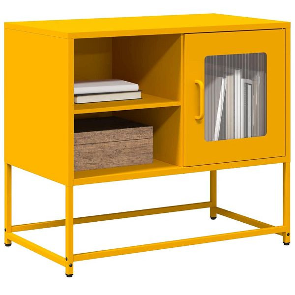 vidaXL TV-Schrank Senfgelb 68x39x60,5 cm Stahl, 853389, 8721158372239