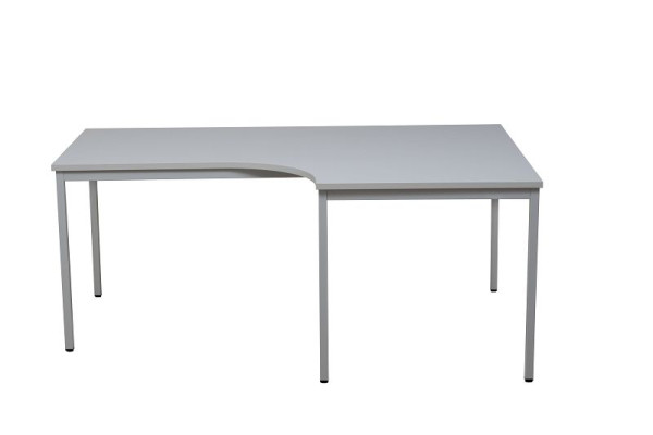 Gürkan Tisch, 80 x 180 x 75 cm, Lichtgrau, Grau, Bürotisch, Freiform(Winkel Rechts), MTB.W.R.188, 102276