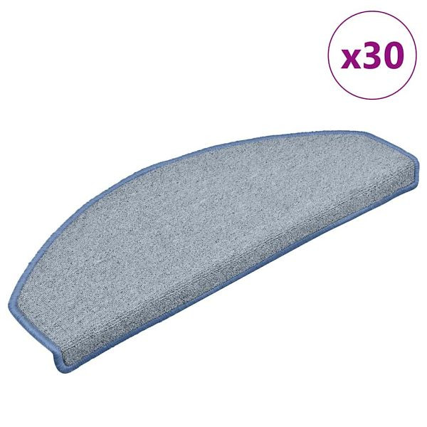 vidaXL Stufenmatten 30 Stk. Hellgrau und Blau 65x24x4 cm, 3365764